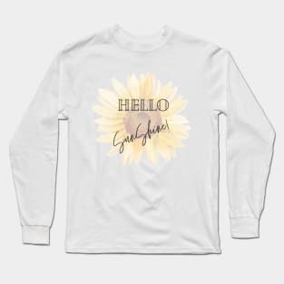 Hello Sunshine, Sunflower Long Sleeve T-Shirt